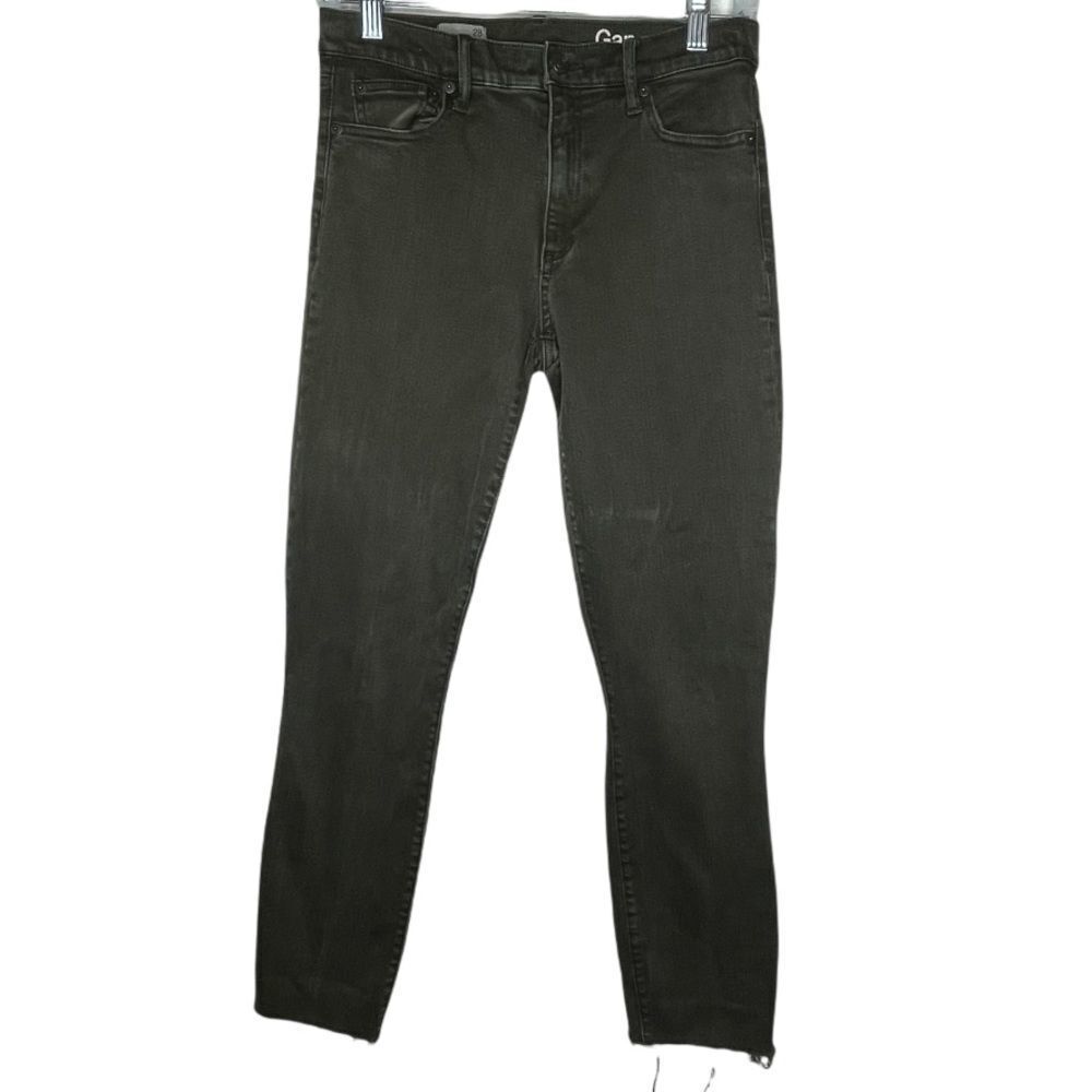 Gap 1969 Resolution True Skinny Jeans Raw Hems